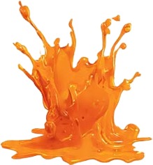 orange paint splashing on white background.jpg